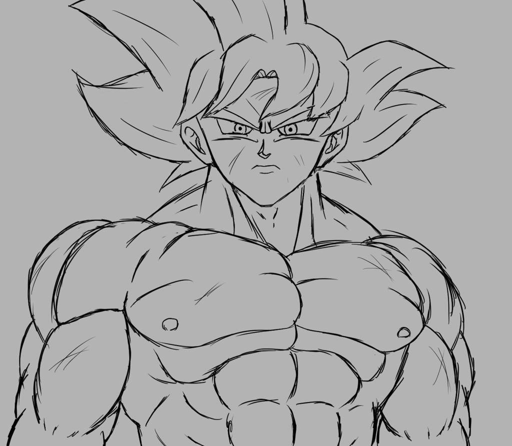 Ultra instinct goku redraw dragonballz amino