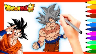 Coloring goku ultra instinct how to color goku