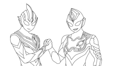 Ultraman coloring pictures free to print and color