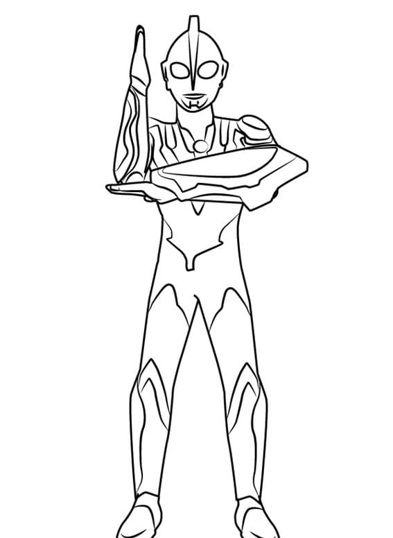 Ultraman coloring pages