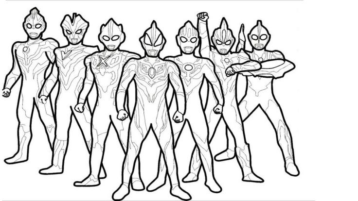 Ultraman coloring pages pictures free printable coloring pages alien shows color