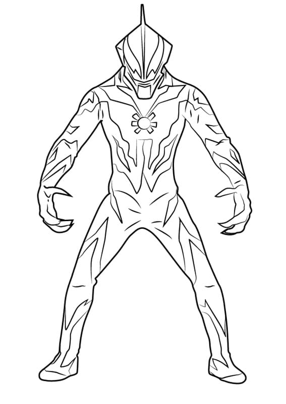 Ultraman coloring pages