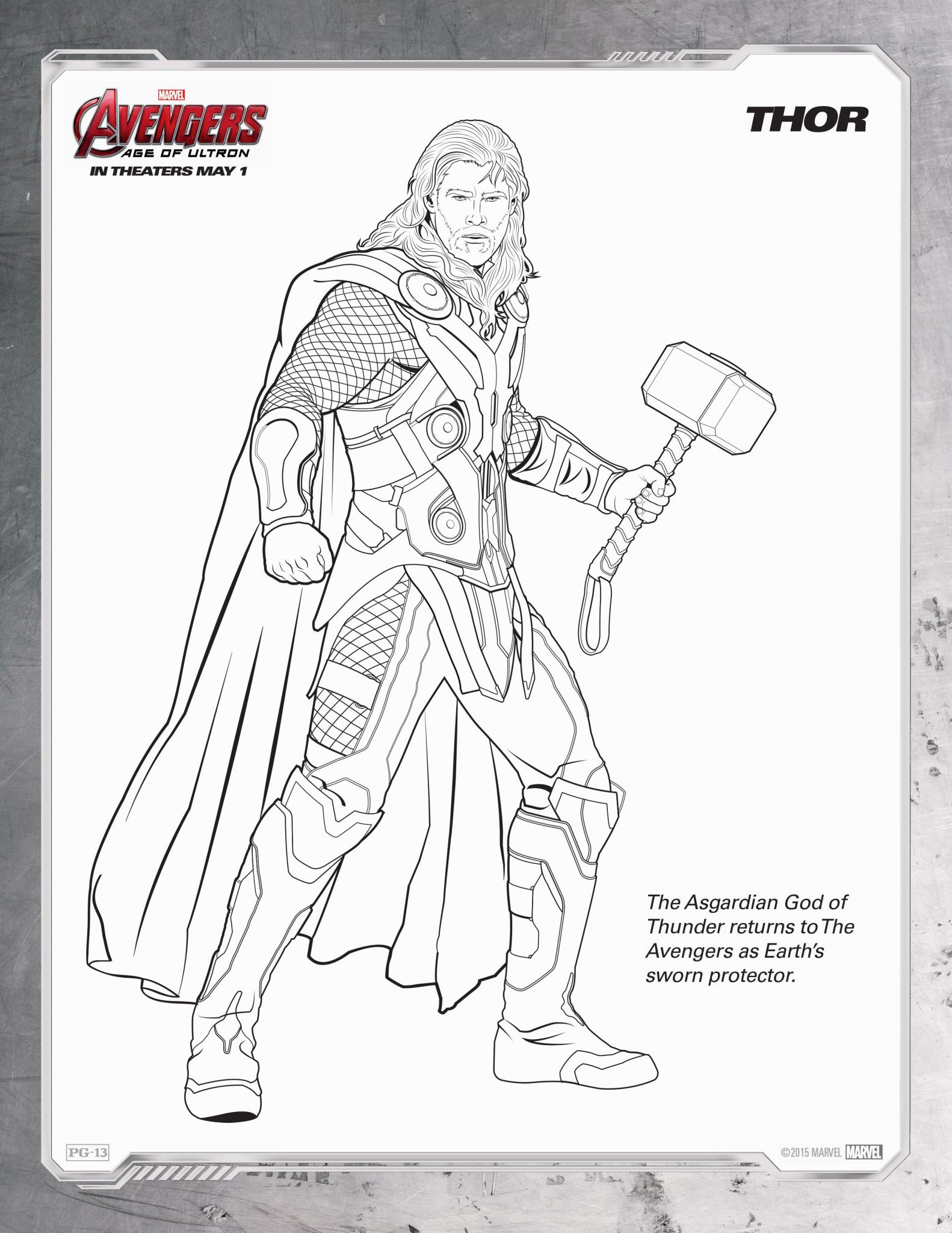 Avengers age of ultron coloring sheets avengers ageofultron