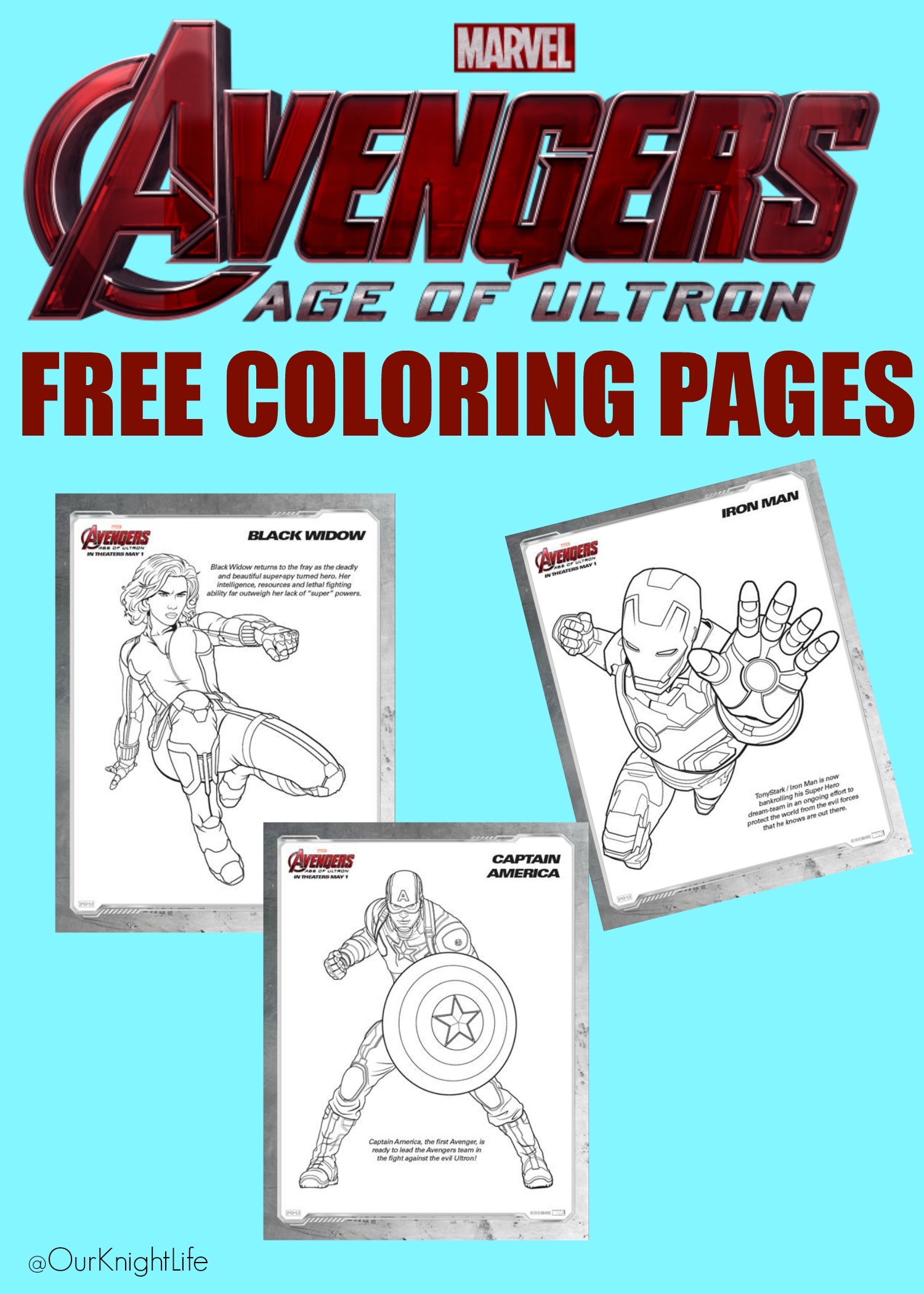 Avengers age of ultron coloring sheets