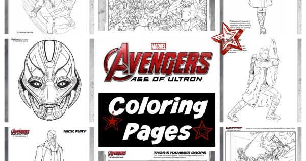 Avengers age of ultron coloring pages avengersevent printables