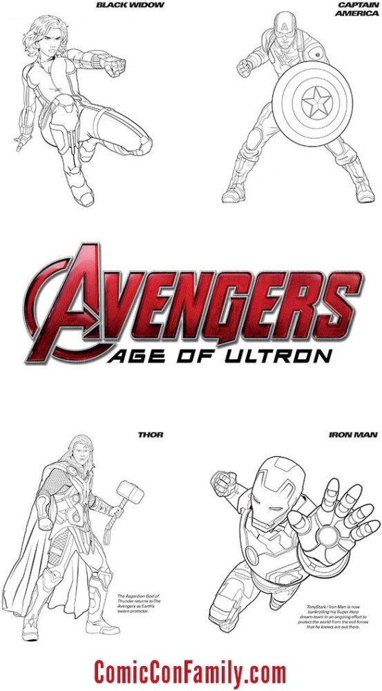 Sharvilsons avengers coloring book for kids superheroes coloring book for kids pages