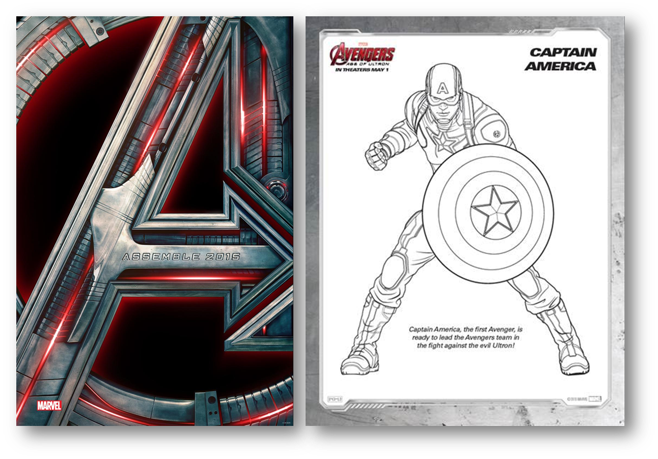 Avengers age of ultron activity sheets avengers ageofultron rural mom
