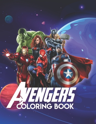 Avengers coloring book avengers endgame coloring book for kids avengers age of ultron coloring book paperback murder by the book