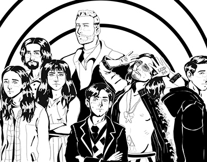 Umbrella academy fanart projects photos videos logos illustrations and branding