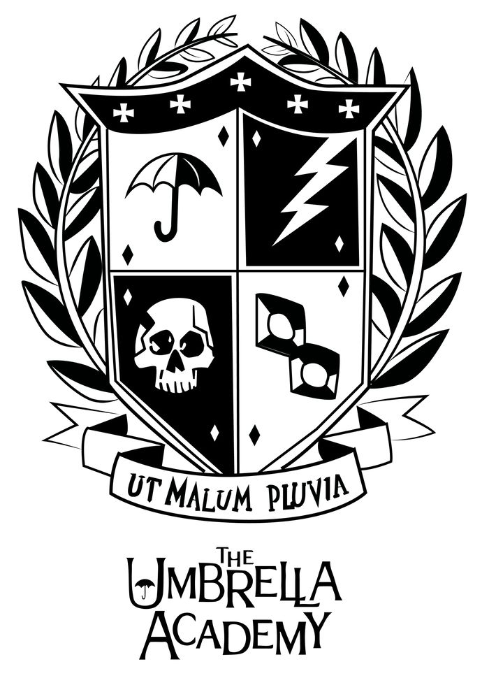 Umbrella academy logo coloring pages
