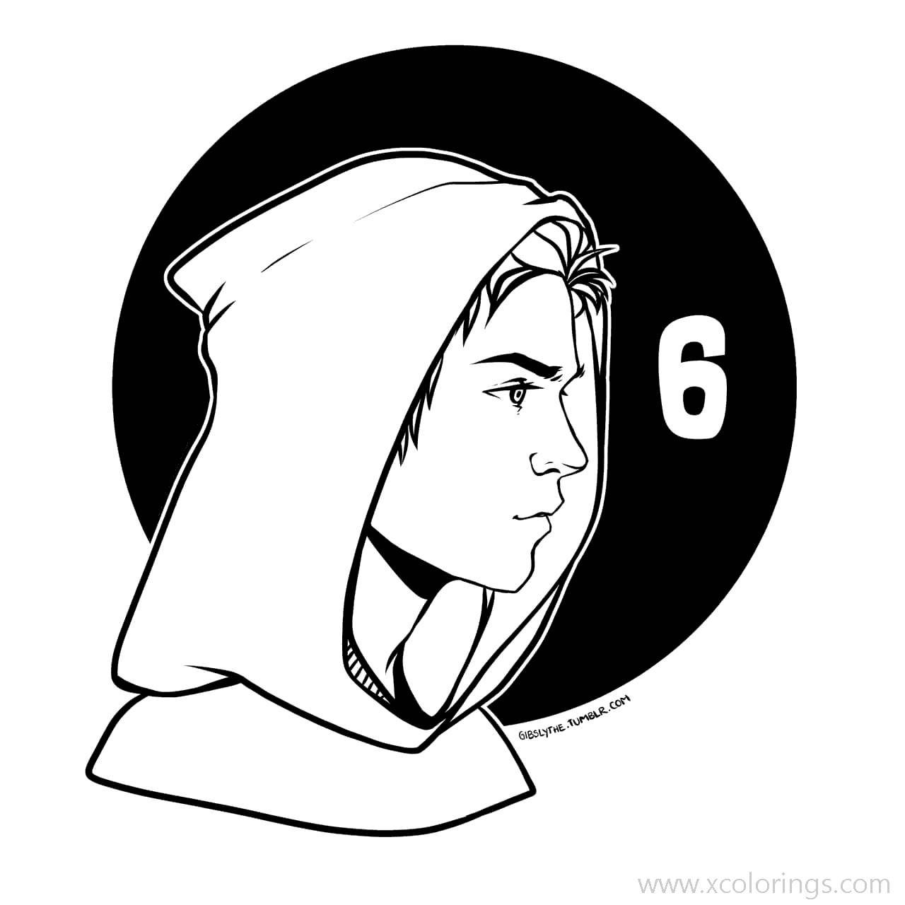 Among us coloring pages astronaut with a pet hat