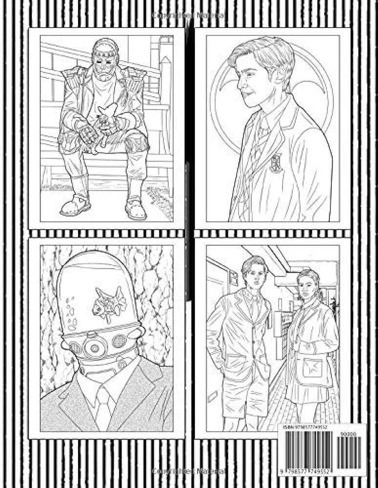 The umbrella academy coloring book an amazing coloring book with many illustrations of the umbrella academy for relaxation jeannine gillet books