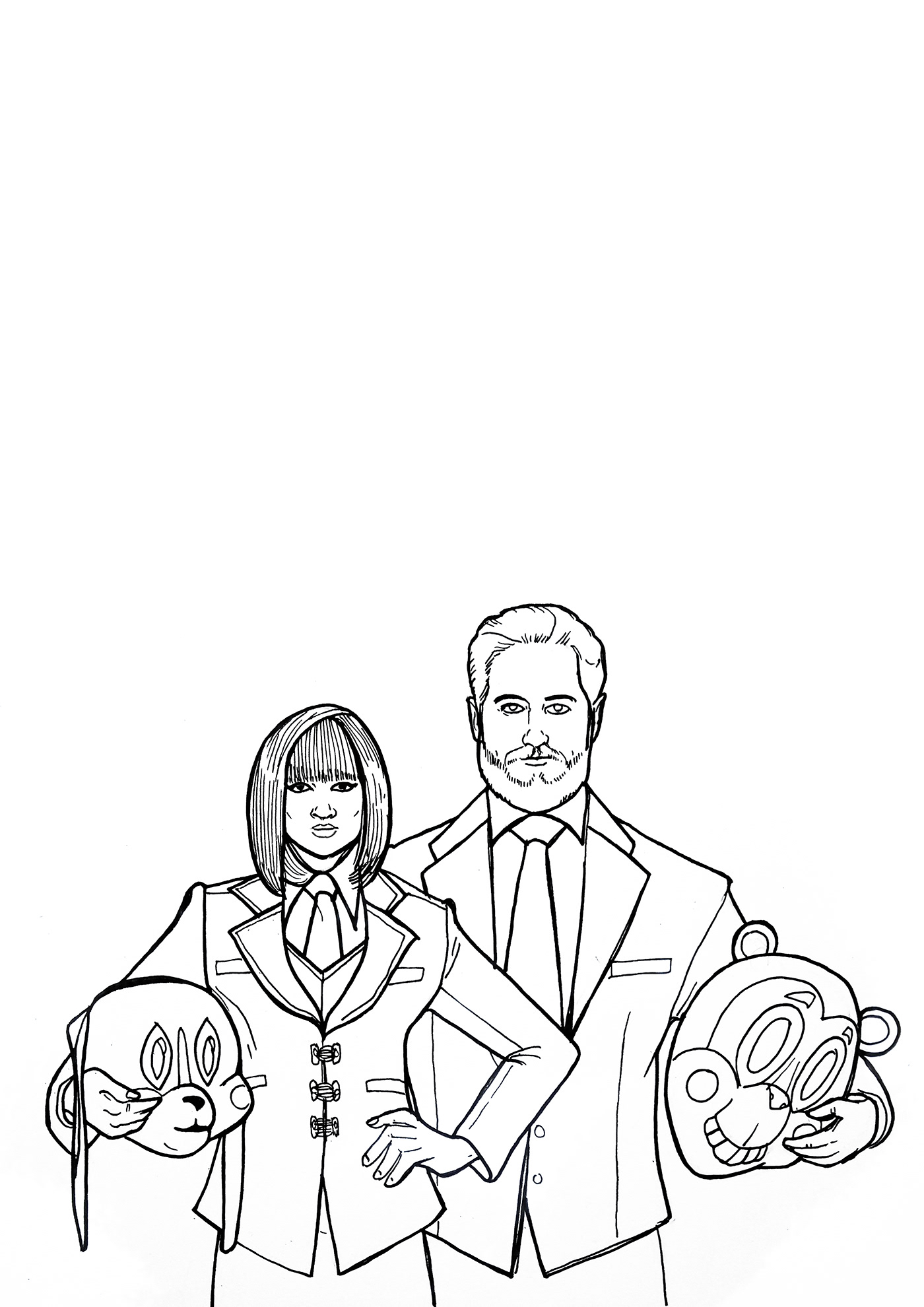 The umbrella academy coloring pages new images free printable