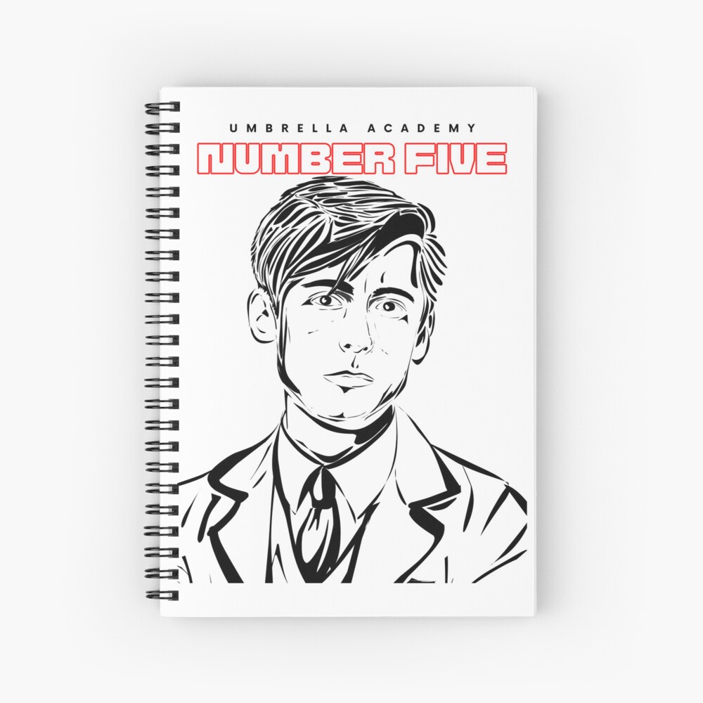 Number five umbrella academy art board print for sale by flawrrie