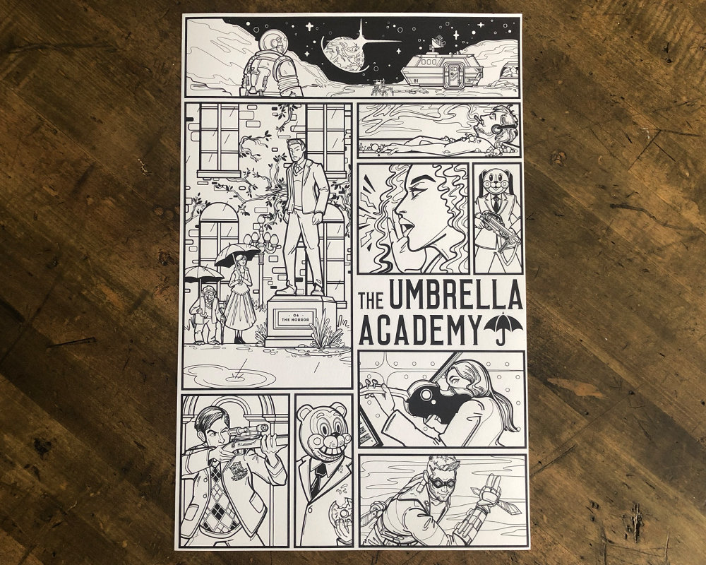 Umbrella academy poster