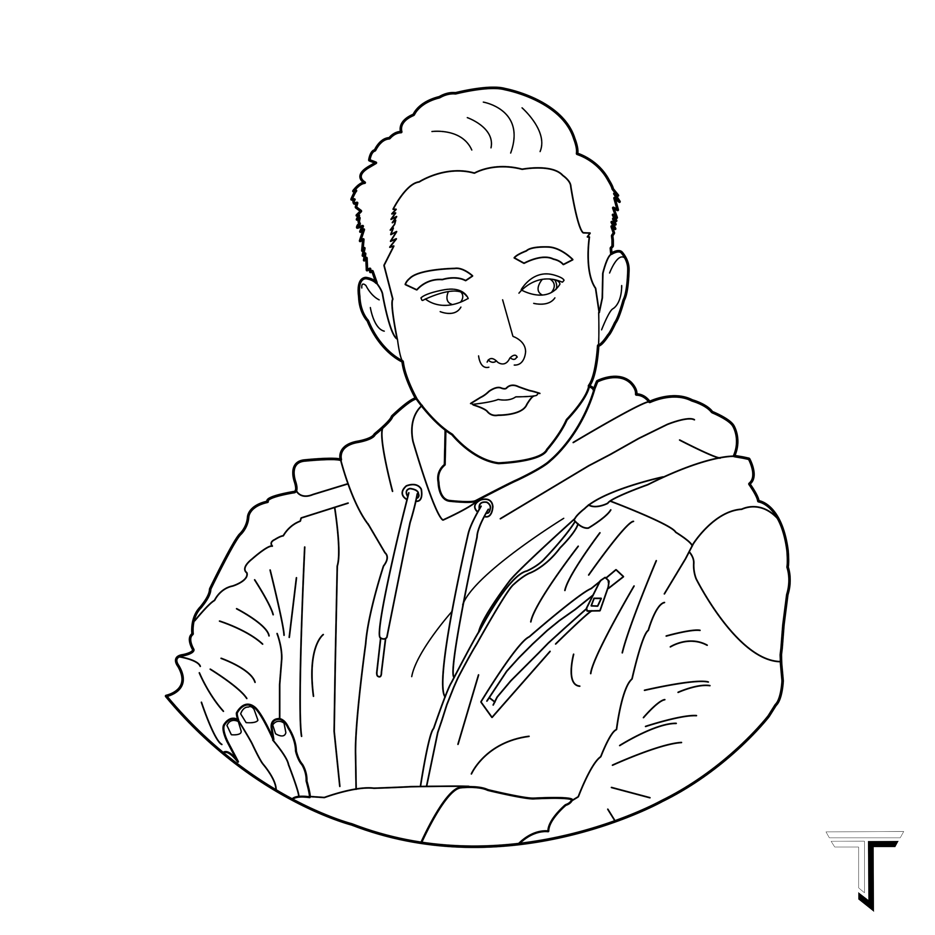 Tj arts on x ben hargreeves outline umbrellaacademy benhargreeves httpstcoxfvwcln x