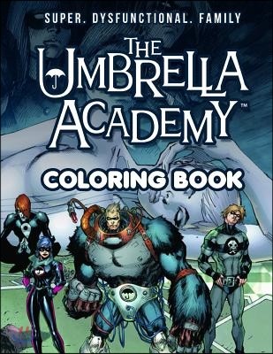 The ubrella acadey coloring book aazing coloring book with high quality iages unofficial