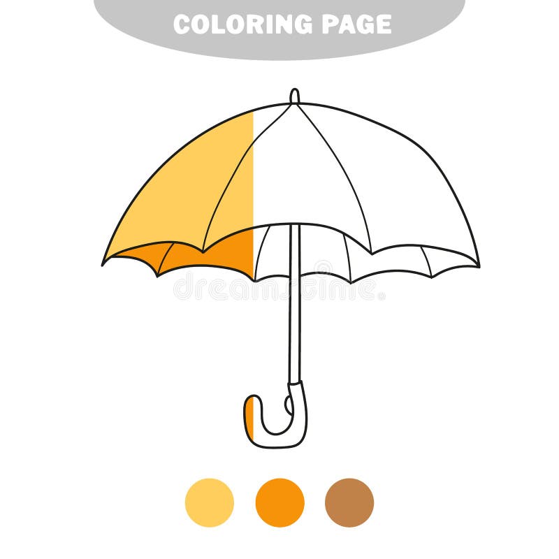 Colorful black white umbrella coloring book stock illustrations â colorful black white umbrella coloring book stock illustrations vectors clipart