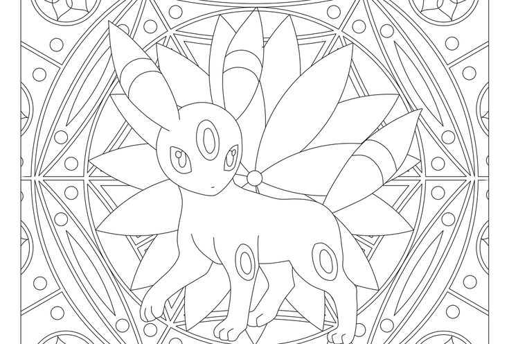 Umbreon pokemon pokemon coloring pages pokemon coloring sheets mandala coloring pages