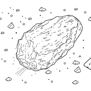 Asteroid coloring pages printable for free download