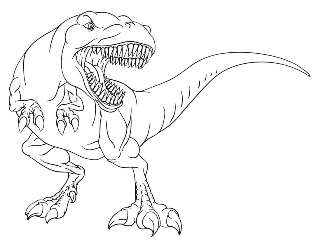 Dinosaurios para colorear ð