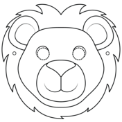 Dibujos de leones para colorear