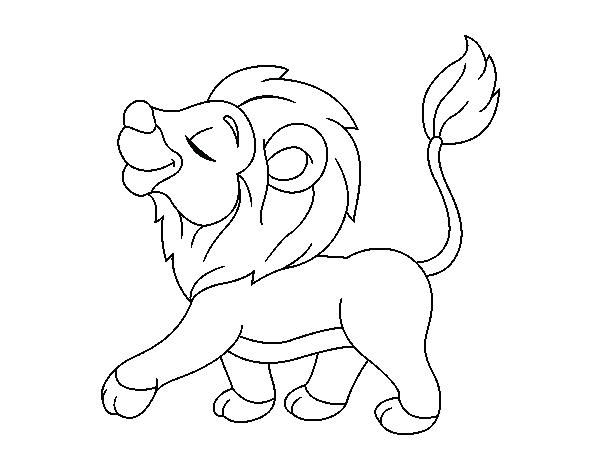 Dibujo leon para colorear lean para dibujo un leon para pintar leon para colorear leon pintado dibujos leones