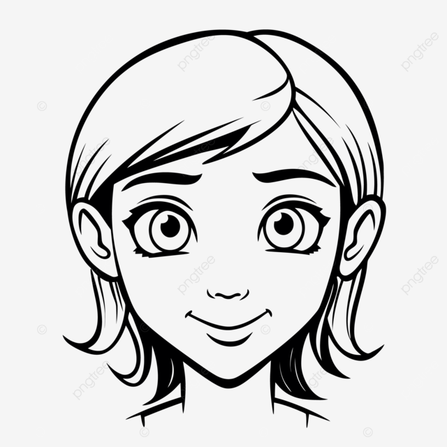 Dibujo de dibujo boceto contorno libro colorear dibujos animados cara femenina imprimible vector png dibujos dibujo del coche dibujo de dibujos animados dibujo de libro png y vector para dcargar gratis