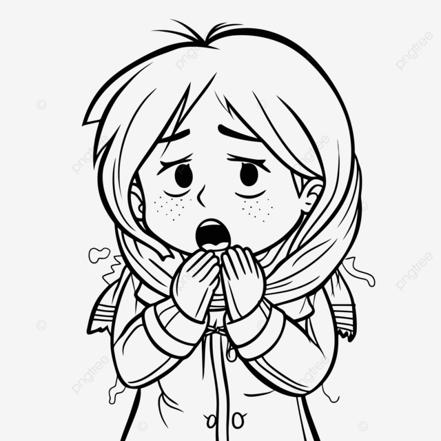Dibujo de cãmo dibujar una niãa enferma dibujos animados para colorear pãgina quema boceto vector png dibujos dibujo del coche dibujo de dibujos animados dibujo de ala png y vector para dcargar