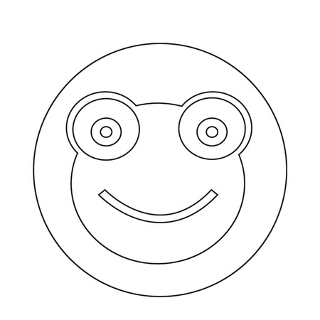 Carita feliz dibujo para colorear imãgen y fotos