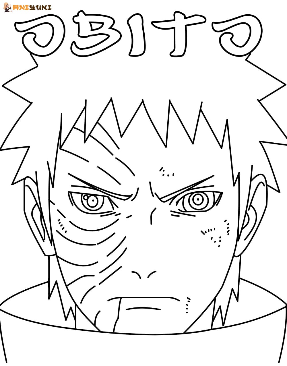 Naruto coloring pages