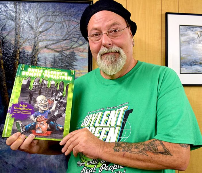 Newcastle artist publishes zombie coloring book for adults