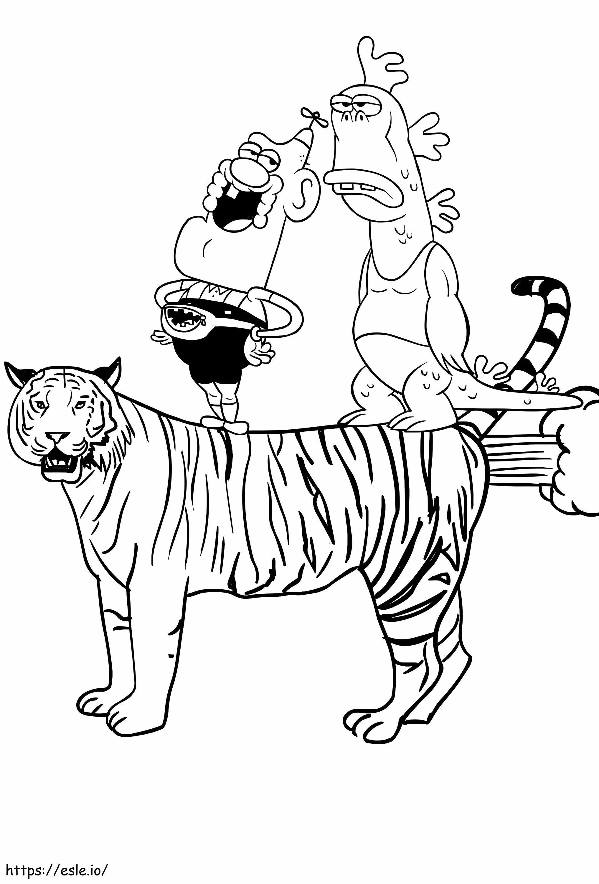 Print uncle grandpa coloring page