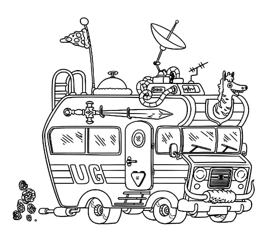 Uncle grandpa printable coloring page