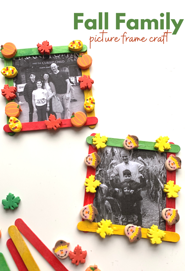 Family picture frame craft