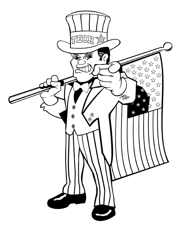 Montana tech coloring pages