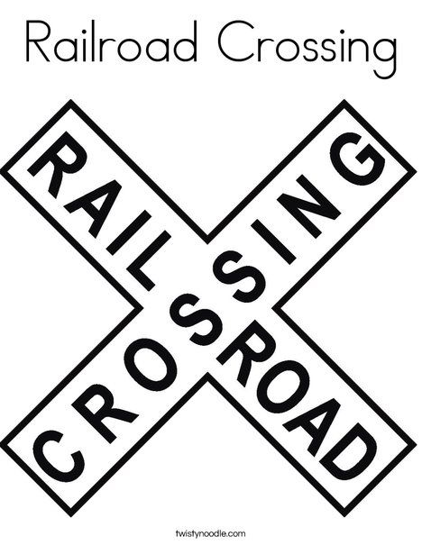 Railroad crossing coloring page thomas the train train coloring pages train party