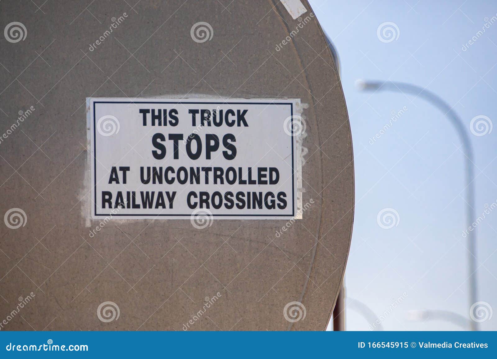 Tank crossing road sign stock photos