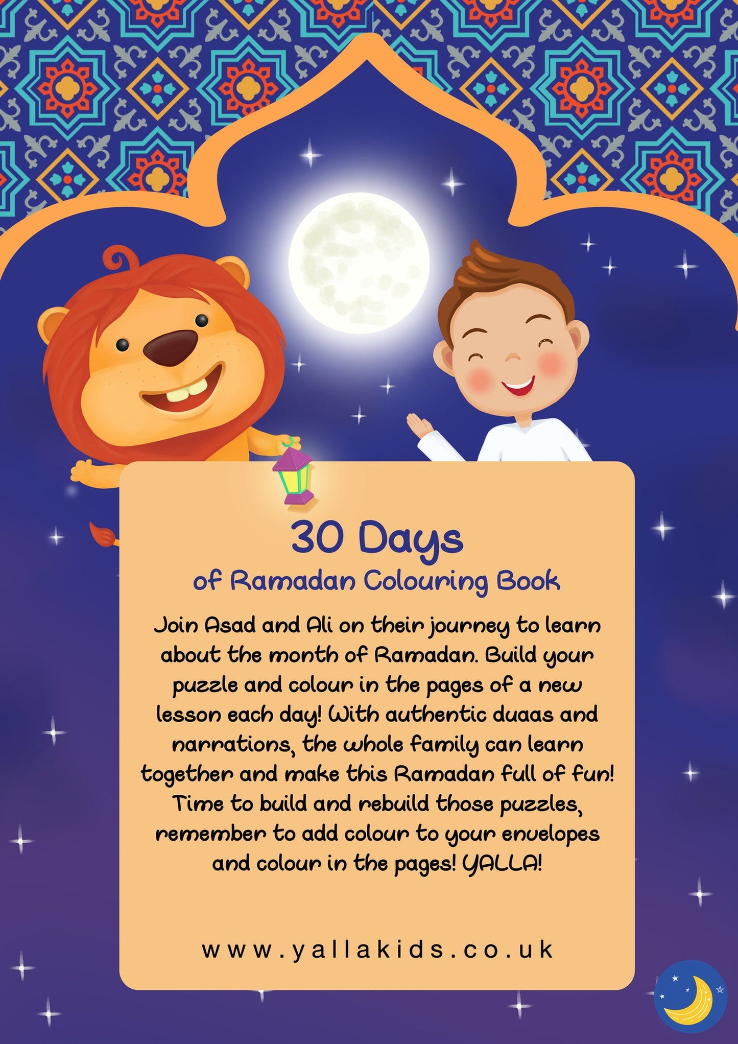 Days of ramadan coloring book crescent moon bookstore â crescent moon store