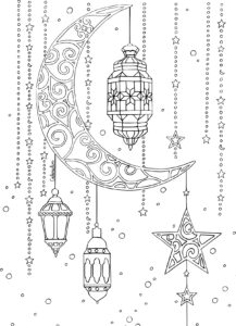 Ramadan coloring pages for kids