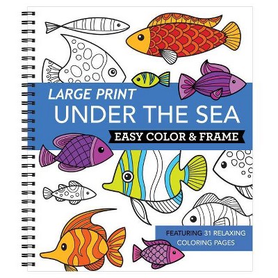 Large print easy color frame
