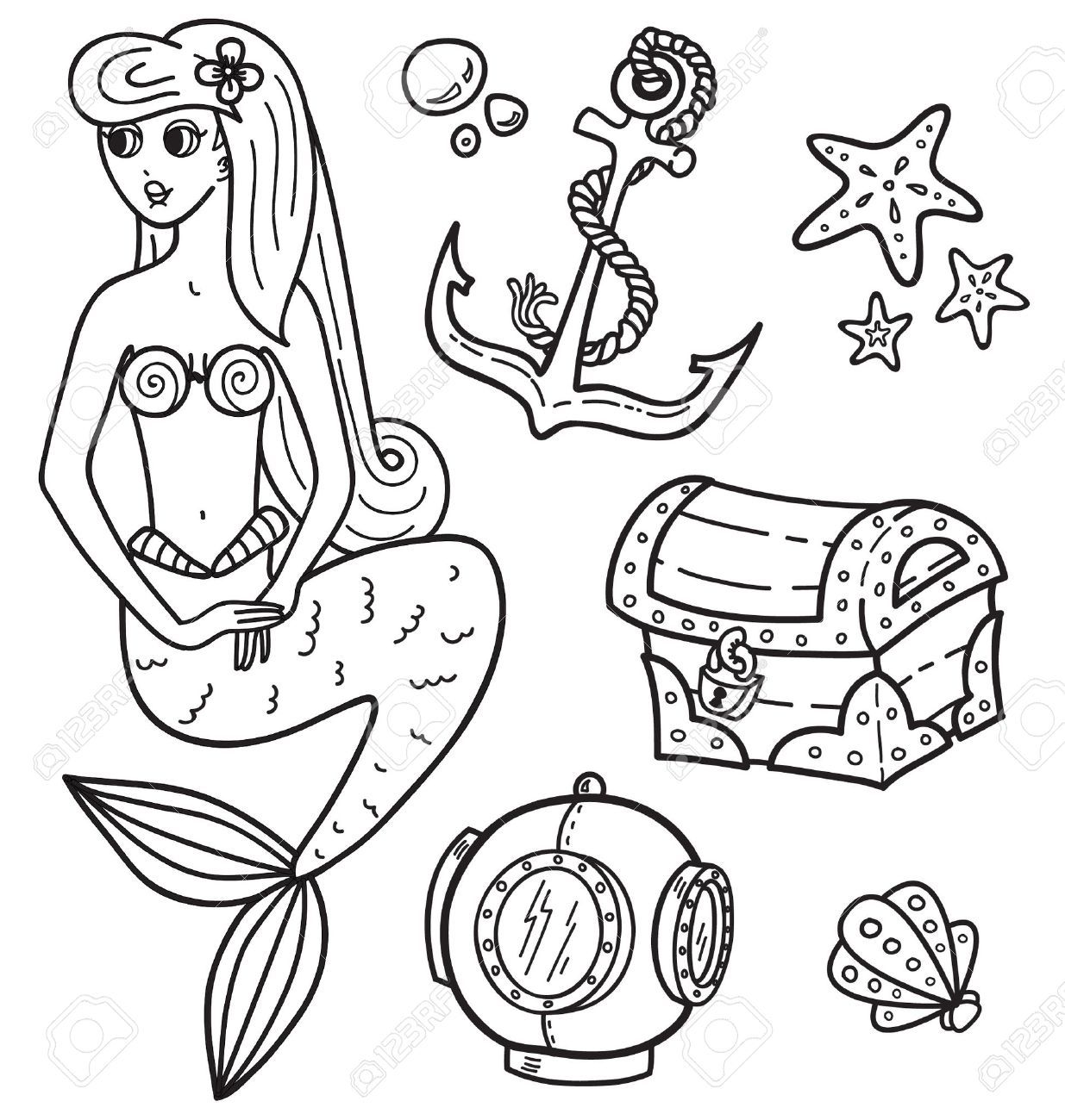 Under the sea treasure chest