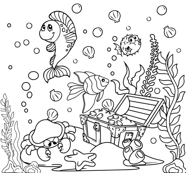 Books under water royalty