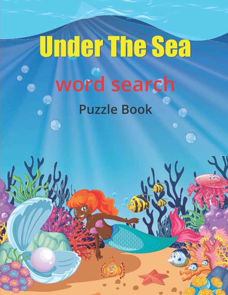Under the sea word search fun word search puzzle for clever kids