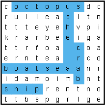 Under the sea printable puzzles