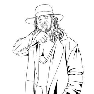 How to draw wwe superstars offline