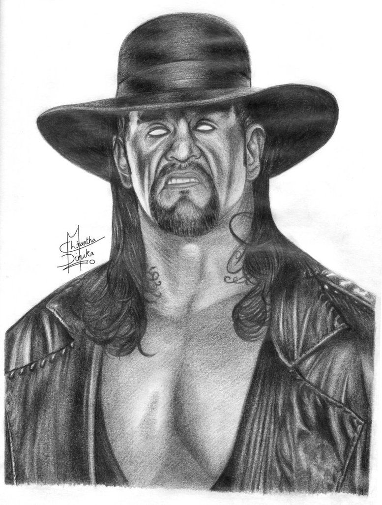The undertaker pencil drawing undertaker undertaker wwe wwe