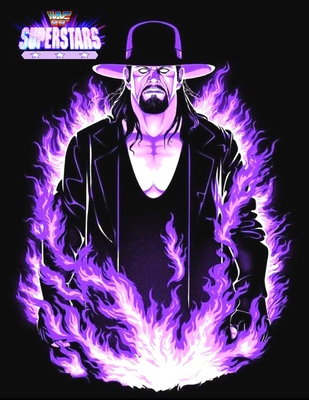 Superstars anxiety wwe coloring books for adults and kids relaxation and stress relief paperback one more page