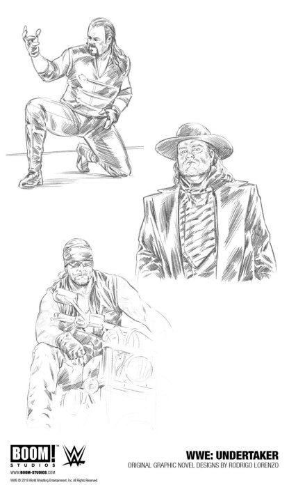 Uping graphic novel featuring wwe superstar undertaker