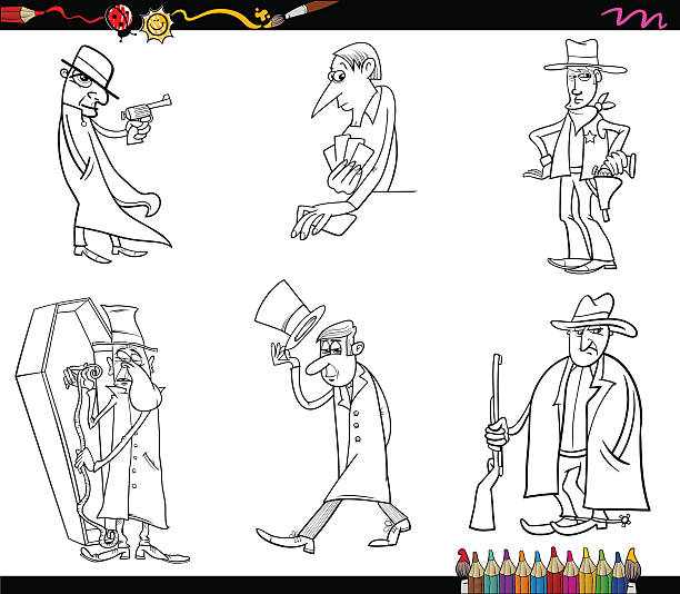 Undertaker hat stock illustrations royalty